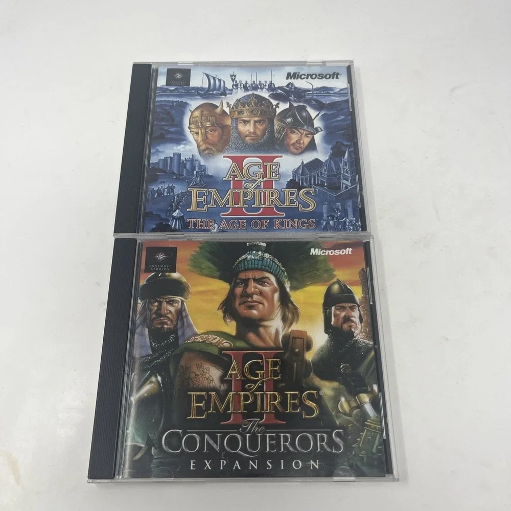 Age Of Empires 2 Expansion Lot The Conquerors The Age Of Kings PC Game